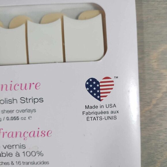 French Manicure color street 100% nail polish‎ strip - Picture 3 of 4